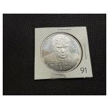 BU One Ounce .999 Silver Donald J. Trump "Never Surrender" Round