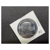 BU One Ounce .999 Silver Donald J. Trump "45th President" Round