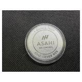 BU One Ounce .999 Silver Asahi Refining Round