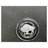 BU One Ounce .999 Silver Buffalo Round