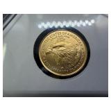2022  $5.00 Gold Eagle (1/10 Ounce) of .999 Gold