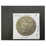 1890-CC Silver Morgan Dollar Marked Fine When Purchased -  Greysheet Wholesale Price for an F-12 is $145