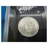 GSA Uncirculated 1883-CC Morgan Dollar with Original Box and COA