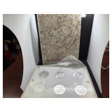 Six Beautiful Uncirculated New Orleans Mint Silver Morgan Dollars in a Capital Case- 1898-O, 1899-O, 1900-O, 1901-O, 1902-O, and 1904-O