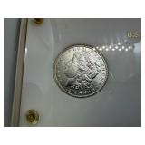 Six Beautiful Uncirculated New Orleans Mint Silver Morgan Dollars in a Capital Case- 1898-O, 1899-O, 1900-O, 1901-O, 1902-O, and 1904-O