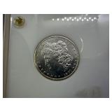 Six Beautiful Uncirculated New Orleans Mint Silver Morgan Dollars in a Capital Case- 1898-O, 1899-O, 1900-O, 1901-O, 1902-O, and 1904-O