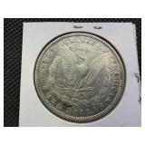 1880 Morgan Silver Dollar Marked AU When Purchased