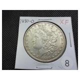 1880-O Morgan Silver Dollar Marked XF When Purchased