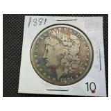 1881 Morgan Silver Dollar