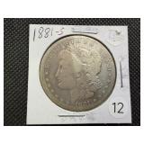 1881-S Morgan Silver Dollar