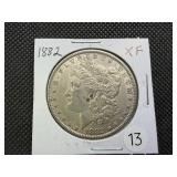1882 Morgan Silver Dollar Marked XF When Purchased