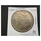 1883-O Morgan Silver Dollar Marked AU When Purchased