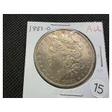 1883-O Morgan Silver Dollar Marked AU When Purchased