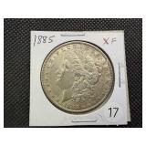1885 Morgan Silver Dollar Marked XF When Purchased