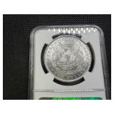 1887 Morgan Silver Dollar NGC MS63 - NGC Price Guide is $110