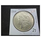 1888 Morgan Silver Dollar Marked XF When Purchased