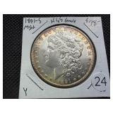 1891-S Morgan Silver Dollar Marked MS++ When Purchased - Nice Mint Luster!!