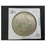 1896 Morgan Silver Dollar Marked XF When Purchased
