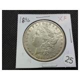 1896 Morgan Silver Dollar Marked XF When Purchased