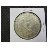 1898 Morgan Silver Dollar Marked AU When Purchased