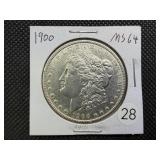 1900 Morgan Silver Dollar Marked MS64 When Purchased - Nice Coin!!