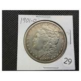 1901-O  Morgan Silver Dollar