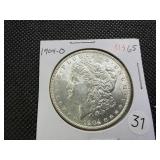 1904-O Morgan Silver Dollar Marked MS65 When Purchased - Nice Mint Luster!!
