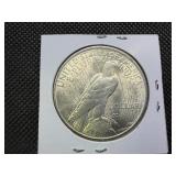 1922 Peace Silver Dollar Marked MS65 When Purchased - Nice Mint Luster!!