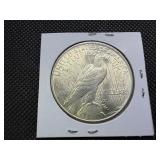 1922 Peace Silver Dollar Marked MS65 When Purchased - Nice Mint Luster!!