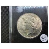 1924 Peace Silver Dollar Marked Gem BU Original Roll When Purchased