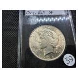 1924 Peace Silver Dollar Marked Gem BU Original Roll When Purchased