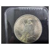 1924 Peace Silver Dollar Marked Gem BU Original Roll When Purchased