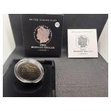 2021-D  Uncirculated Morgan Silver Dollar in Original Mint Box with COA