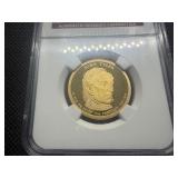 2009 S $1 Tenth President John Tyler PF69 Ultra Cameo