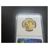 2009 S $1 Tenth President John Tyler PF69 Ultra Cameo