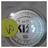 2023 Kiss, 1 oz Silver Round