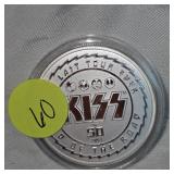 2023 Kiss, 1 oz Silver Round