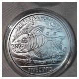 1 oz Ferry Silver Round