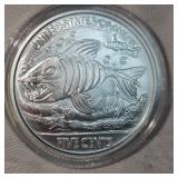 1 oz Ferry Silver Round