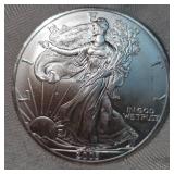 2010 American Silver Eagle, UNC