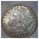 1896 Morgan Dollar $1 VF with Toning