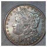 1896 Morgan Dollar $1 VF with Toning