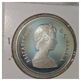 1983 Canada Silver Edmonton $1 UNC