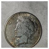 1922s Peace $1 Very Nice with Toning
