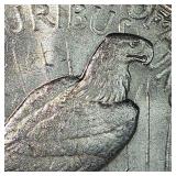 1922s Peace $1 Very Nice with Toning