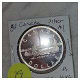 1984 Canada "Toronto" Silver $1 UNC