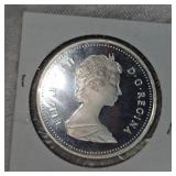 1984 Canada "Toronto" Silver $1 UNC