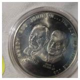 1960 Kennedy and Johnson Deomcratic Vote Coin