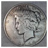 1922D Peace Dollar $1