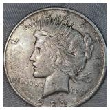 1922D Peace Dollar $1